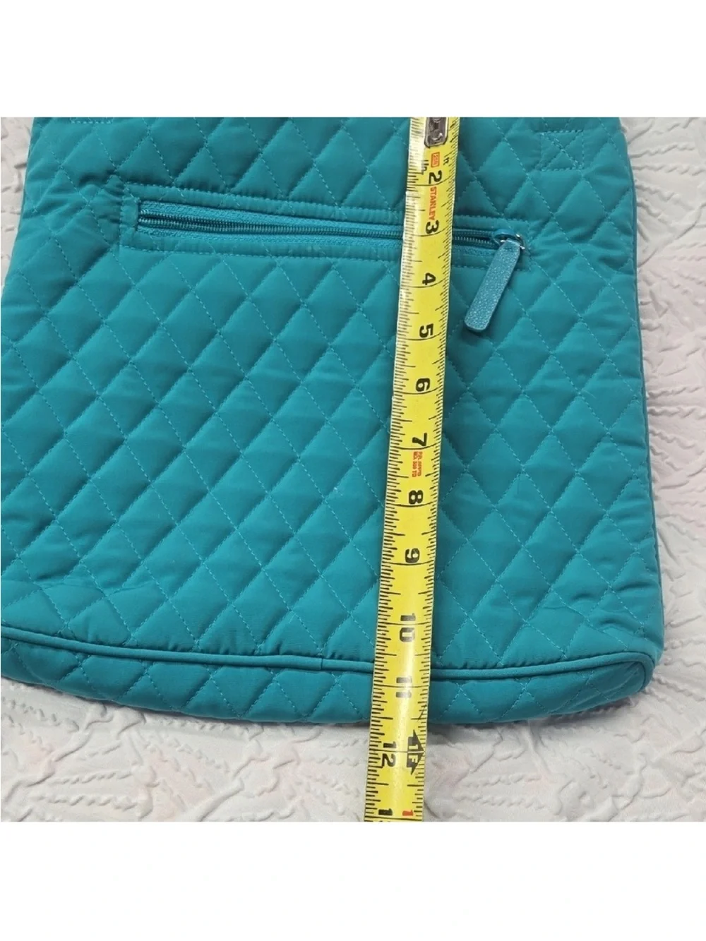 Vera Bradley Quilted Teal Crossbody Bag